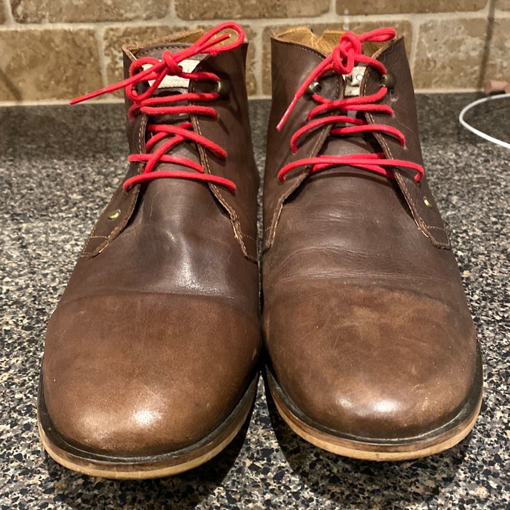 Parunos Men’s Leather boots Brown Size 11